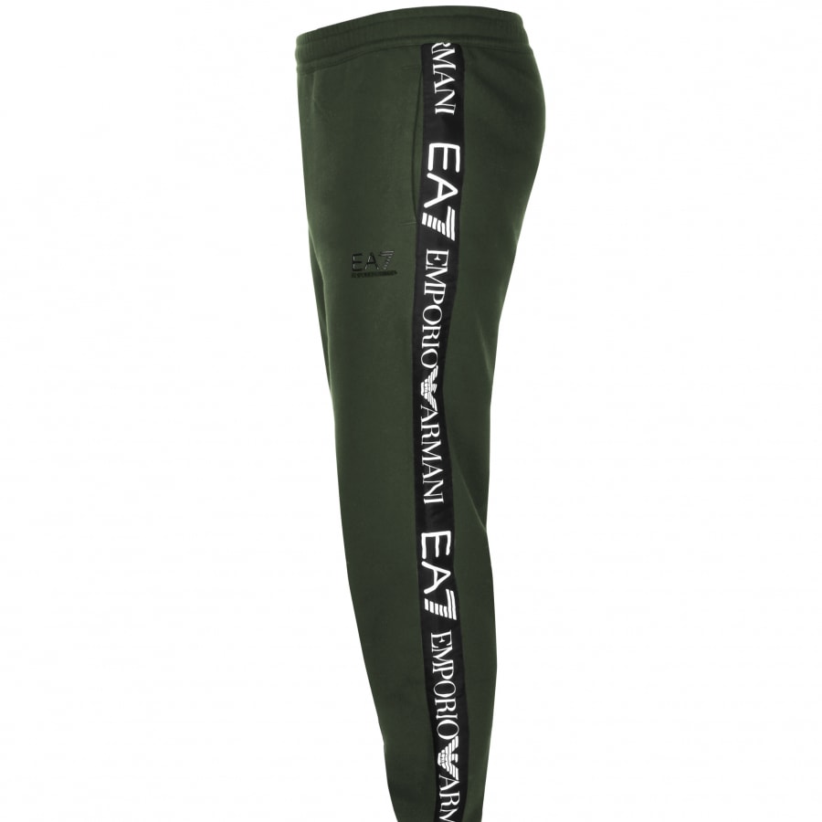 Alternative Image for ProductEA7 Emporio Armani Tape Logo Jogging Bottoms Khaki3